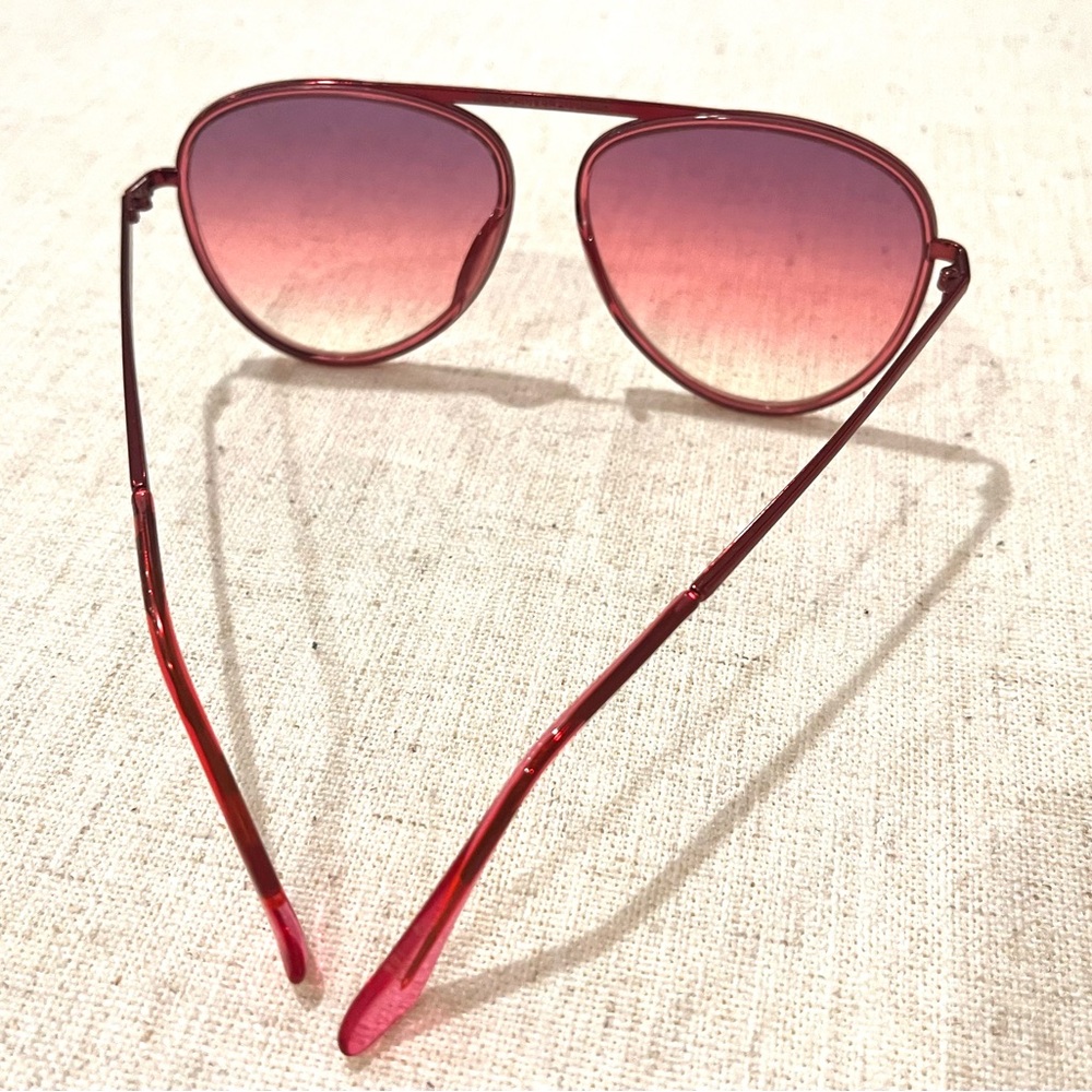 Retrosuperfuture Pink Gradient Aviator Sunglasses - image 2